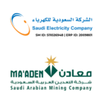 Approved vendor logos including Saudi Aramco, SABIC, NEOM, Ma'aden, and Saudi Electricity Company.