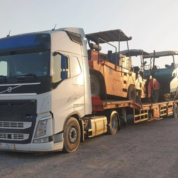 Heavy machinery transportation Saudi Arabia — lowbed trailer hire for oversized equipment KSA, Heavy equipment transport hire Riyadh Dammam — construction plant and machinery Saudi Arabia KSA